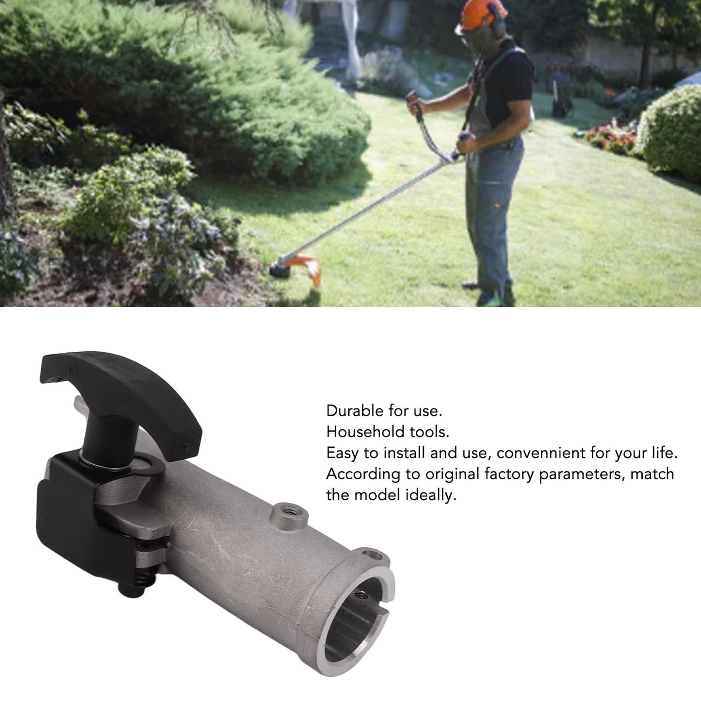 ya 17 7 Spline 26mm Strimmer Trimmer Brush Cutter Shaft Connector Join Clamp
