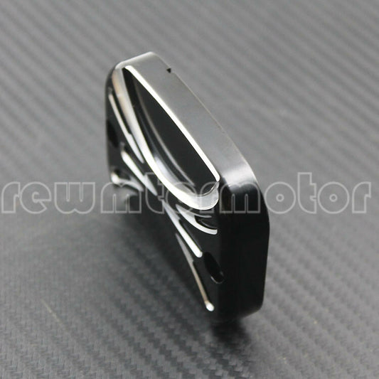 ya 4 6.17.2 Master Cylinder Cover Fit for Harley Road King Gliding 01-07 Softail Dyna 96-15