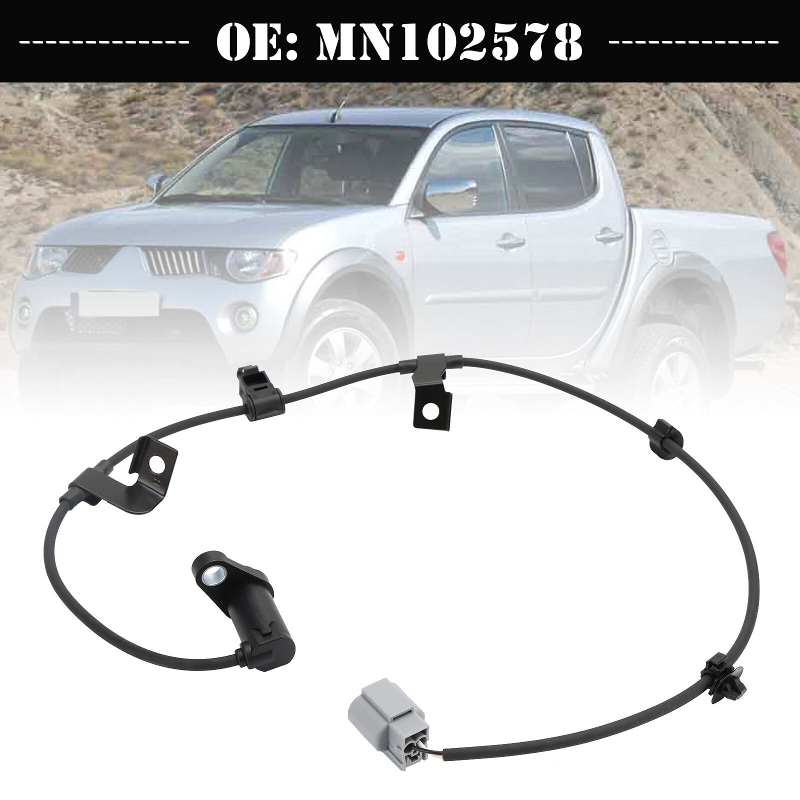 ya 1 8.5.1 ABS Wheel Speed Sensor Rear Right For L200 2.5DID B40 MN102578