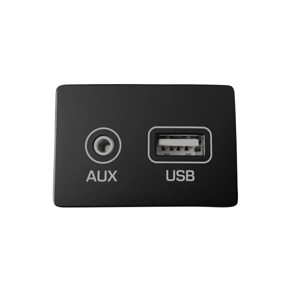 ya 5 8.7 96120-D3000 Front Jack AUX & USB Connector for Hyundai for Tucson 2016 2017 Black