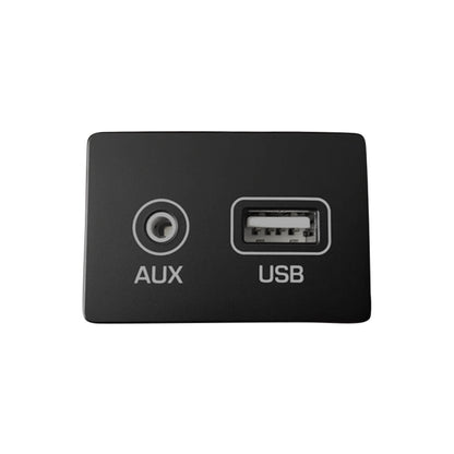 ya 5 8.7 96120-D3000 Front Jack AUX & USB Connector for Hyundai for Tucson 2016 2017 Black
