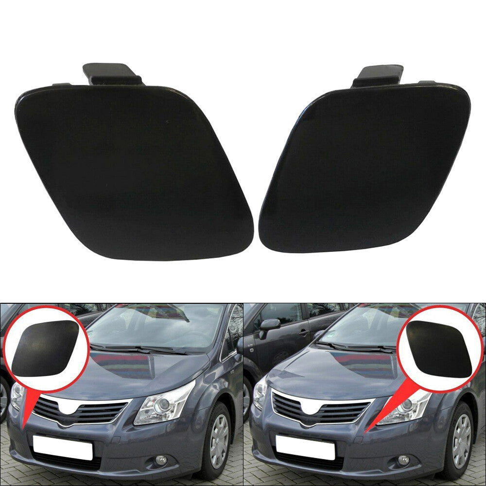 ya 27 6.18 Pair Front Bumper Lower Grille Tow Hook Eye Cover For Avensis T27 2008-2011