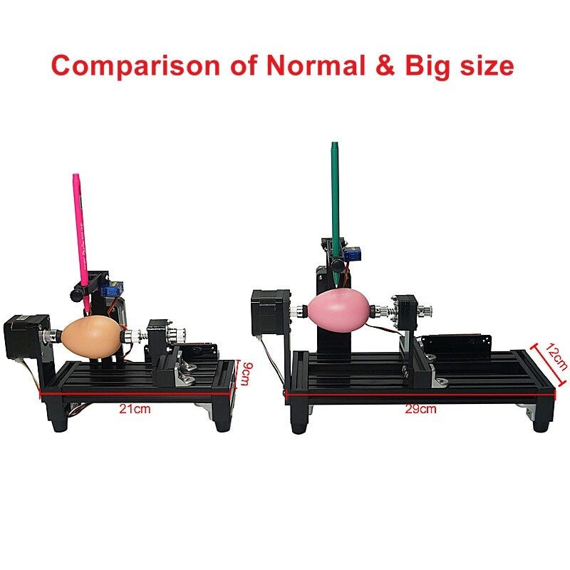 ya 25 Big Size Egg-Drawing Robot Draw Machine On Egg And Ball Children Study Kit