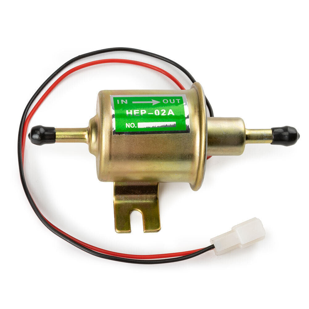 ya 11 6.8 1PC HEP-02AElectric Fuel Pump Universal Inline Low Pressure Gas Diesel 12V New