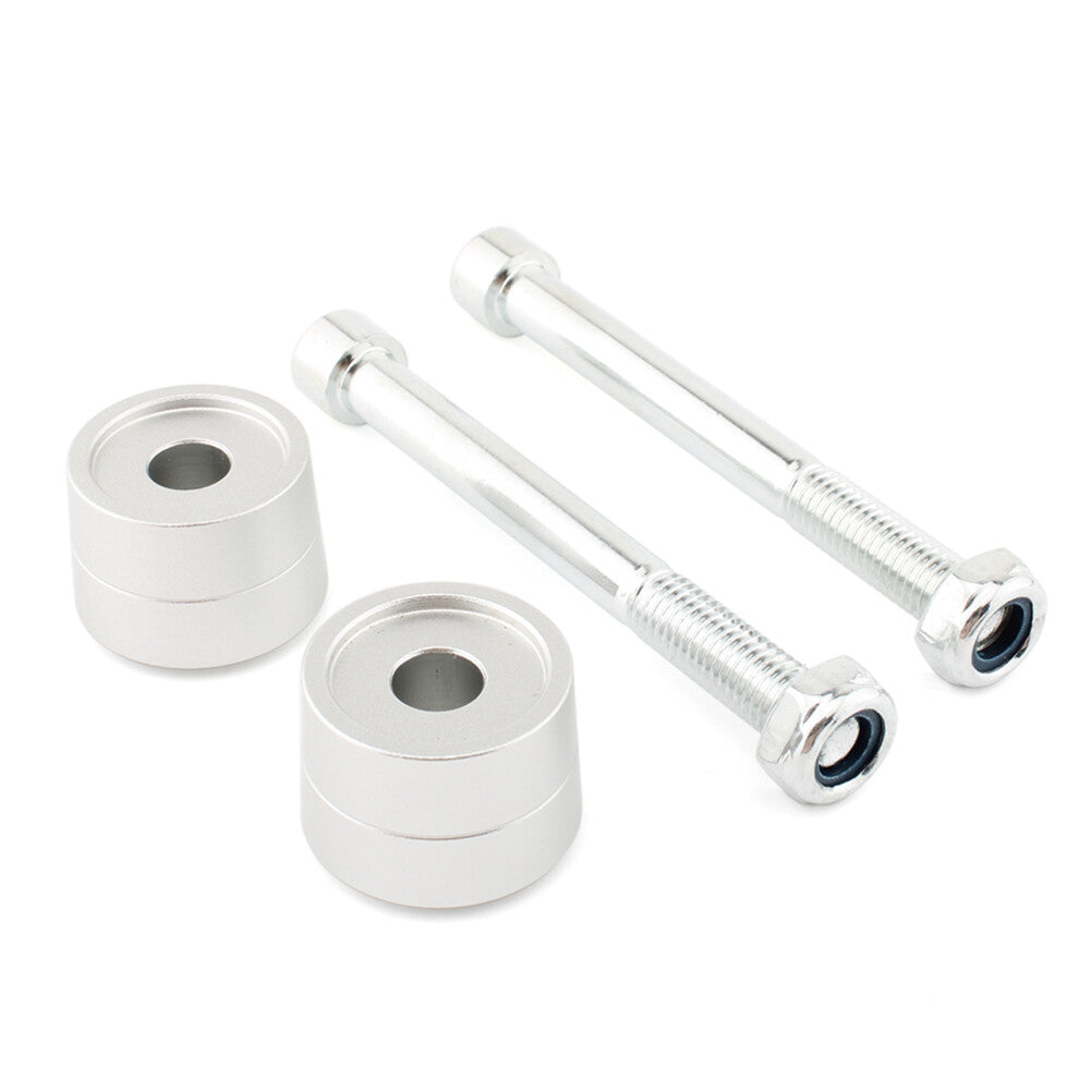 ya 5 8.7 Motorcycle Handle Bar Risers Kit Fit for Ducati Hypermotard 821 2013-2015 Silver