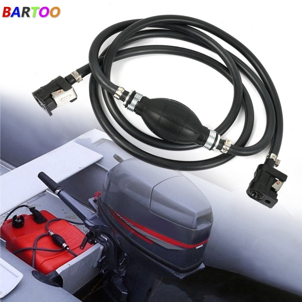 ya 1 7.7 5/16 Gas Hose Fuel Line Assembly Primer Bulb Universal for Boat OUTBOARD Marine