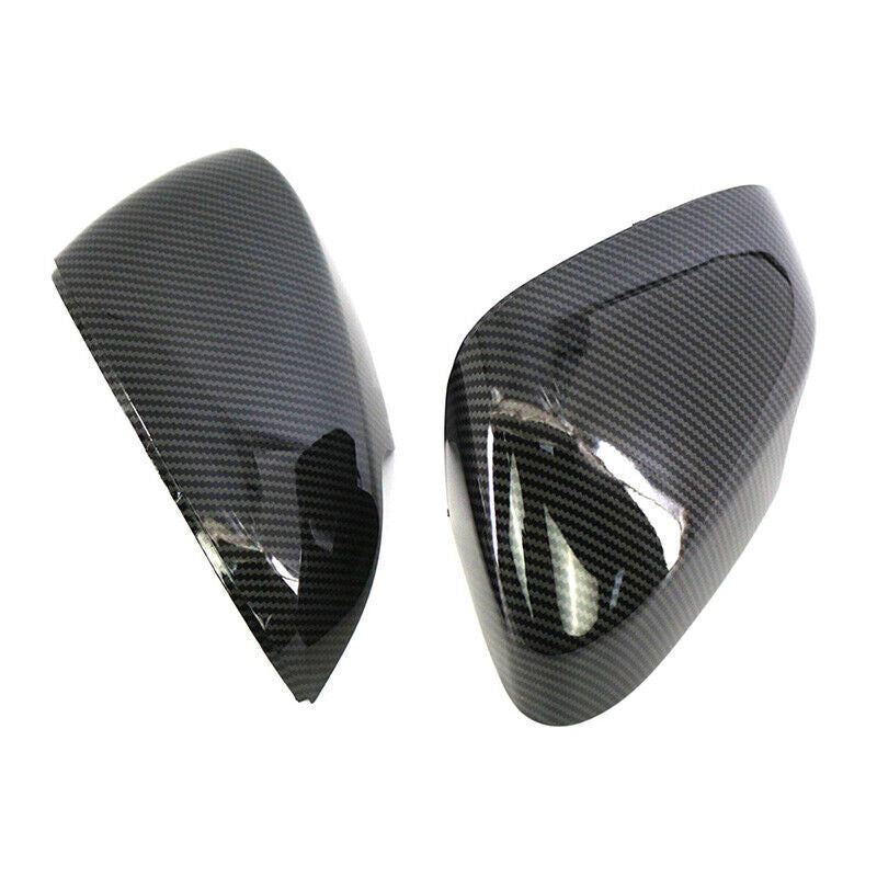 ya 1 8.5.1 for Volvo C30 S40 S80 2007 - 2011 Carbon Fiber Look Replacement Mirror Caps 