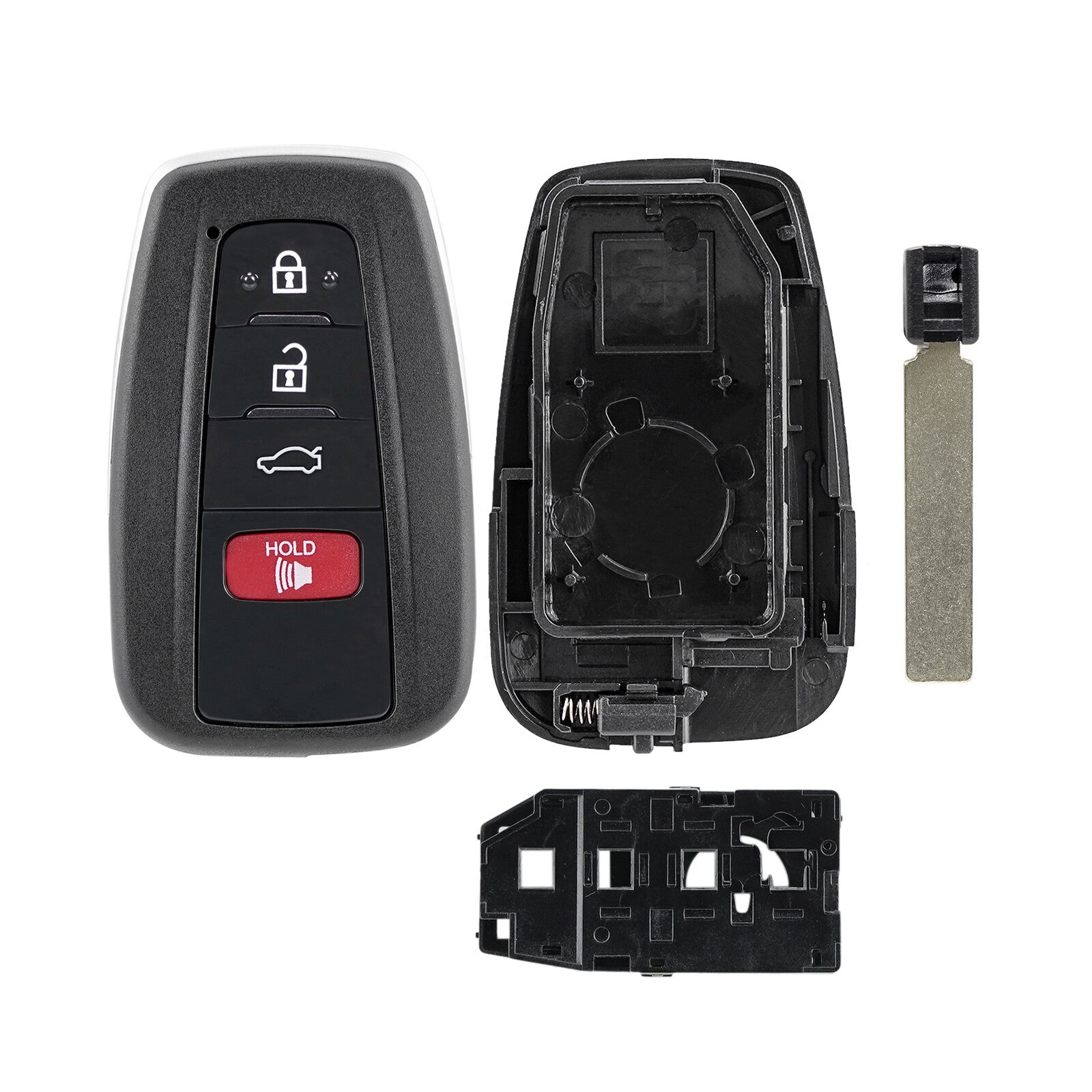 ya 5 8.7 4Button for Toyota Highlander for COROLLA for Camry Hybrid 2018 Car Key Fob Case Shell