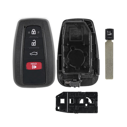 ya 5 8.7 4Button for Toyota Highlander for COROLLA for Camry Hybrid 2018 Car Key Fob Case Shell