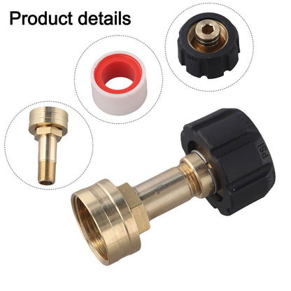 ya 26 Easy Install M22 to 14mm Quick Connect Adapter for Garden Hose and Washer