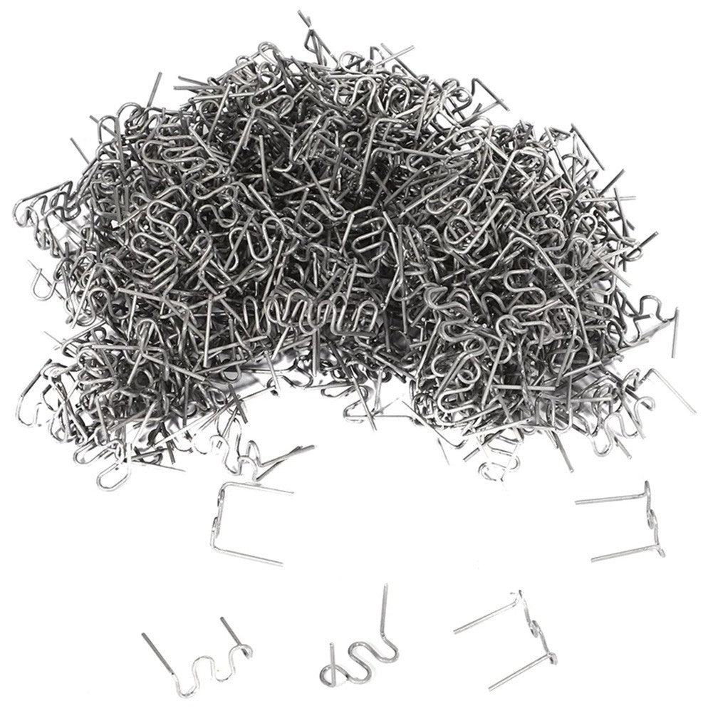 ya 25 1000Pcs 0.6mm S Wave Staples For Car Bumper Bodywork Plastic Stapler Repair Kit