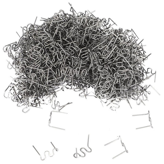 ya 25 1000Pcs 0.6mm S Wave Staples For Car Bumper Bodywork Plastic Stapler Repair Kit