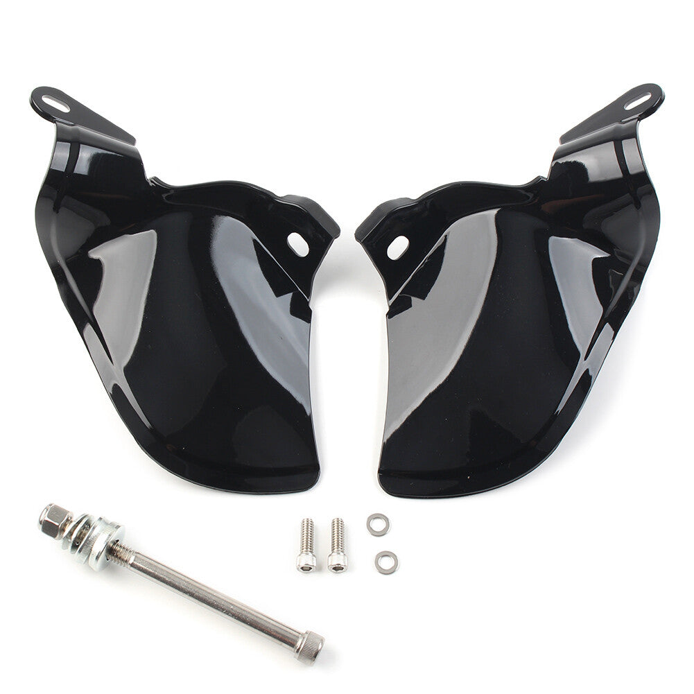 ya 5 8.7 Reflective Smoke Saddle Shield Air Heat Deflector Fit for Harley Softail 2018-23