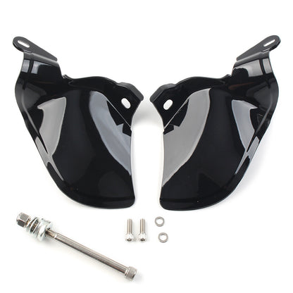 ya 5 8.7 Reflective Smoke Saddle Shield Air Heat Deflector Fit for Harley Softail 2018-23