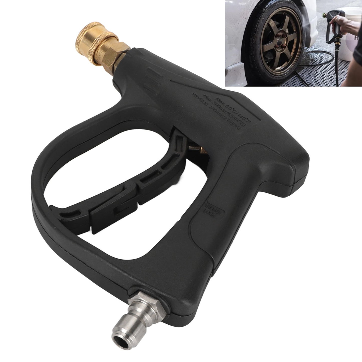 ya 26 High Pressure Washer Handle Pure Copper Spool 4350PSI Pressure Washer Spray