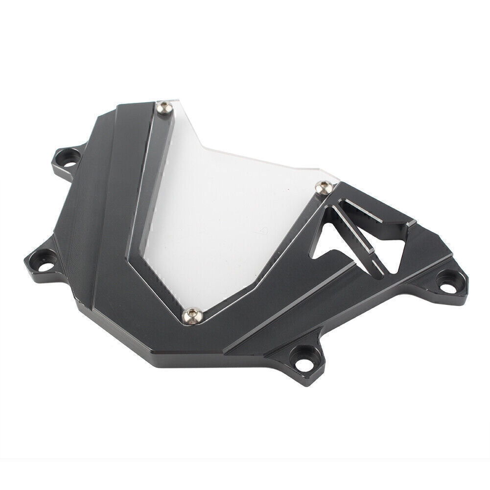 ya 5 8.7 Aluminum Engine Sprockets Chain Guard Cover Guard for Kawasaki Z800 2013-16 Gray