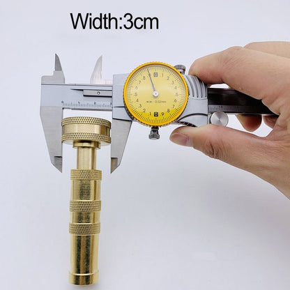 ya 14 Rust Resistant Brass Garden Hose Nozzle with Multiple Spray Patterns for Use