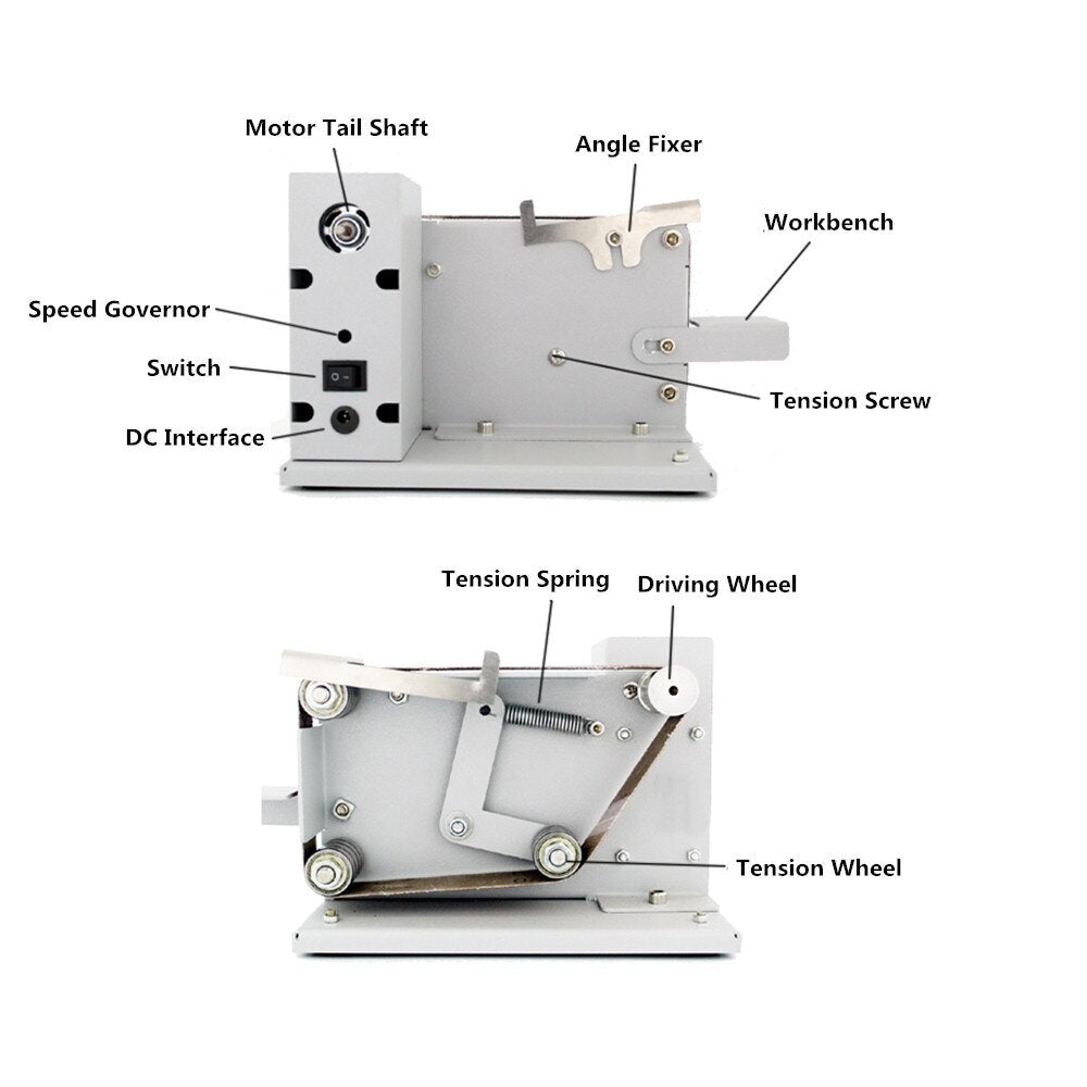 ya 17 Electric Belt Sander Multifunctio l High Speed Grinder ener 30x533MM