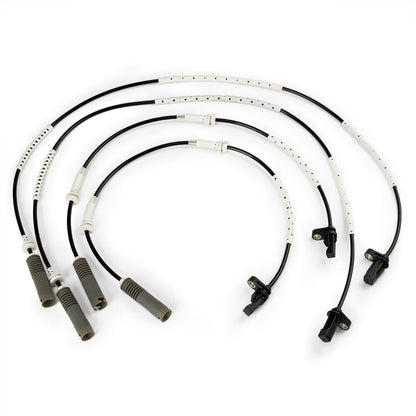 4Pcs Front Rear Left & Right ABS Wheel Speed Sensor for BMW 128i 325i 323i 328i