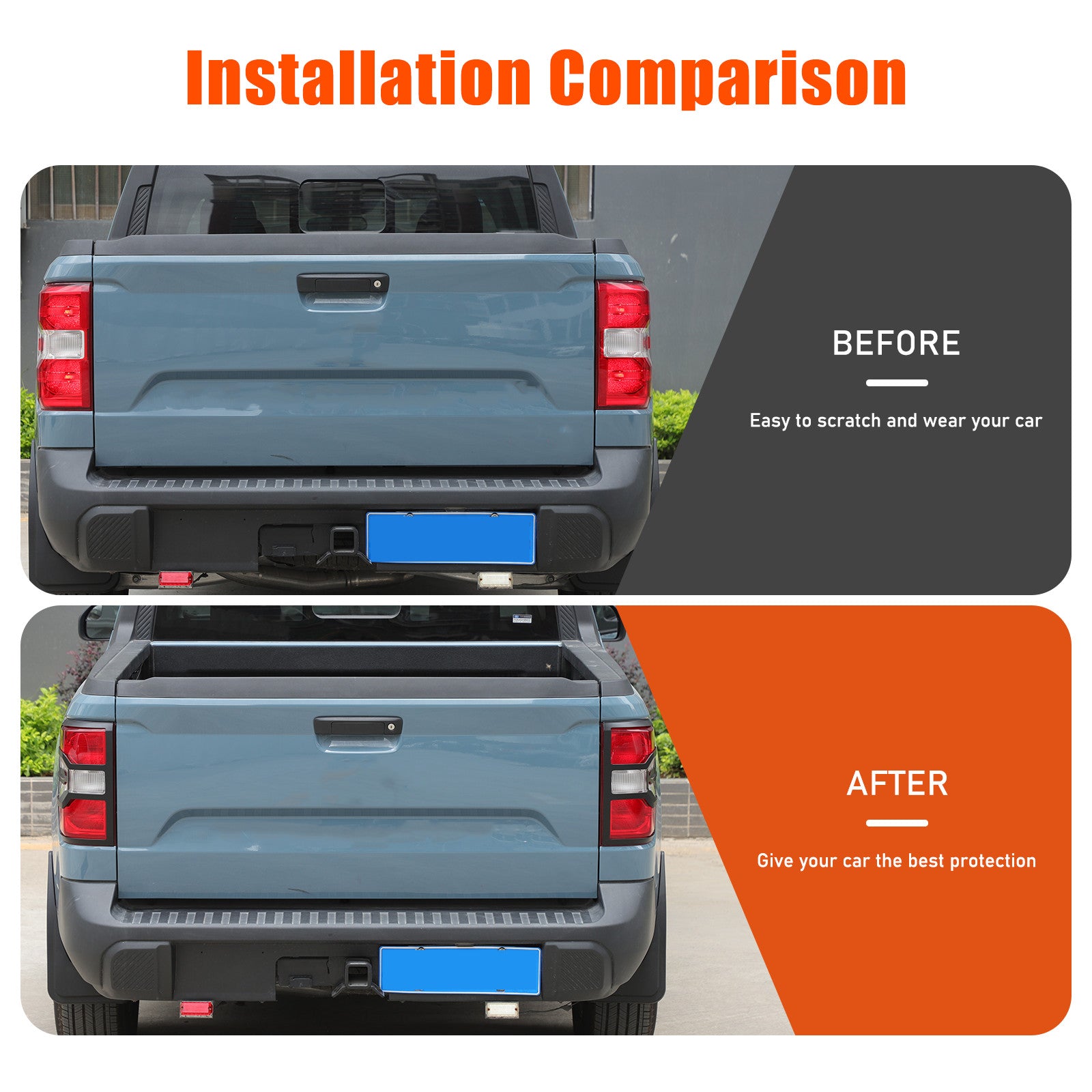 ya 1 8.5.2 Fog Lamps Yellow Pre-Cut Vinyl Tint Overlay for Land Rover for Defender 2020 - 2023 2 pcs.