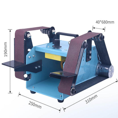 ya 17 950W Double Axis Electric Sander Sanding Belt Variable Speed Grinding Machine