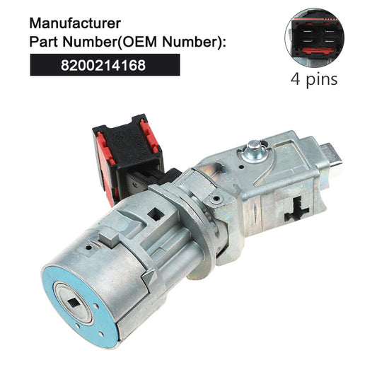 ya 8 5.27 8200214168 for Renault Clio MK 3 Ignition Lock Barrel Starter Switch Cylinder