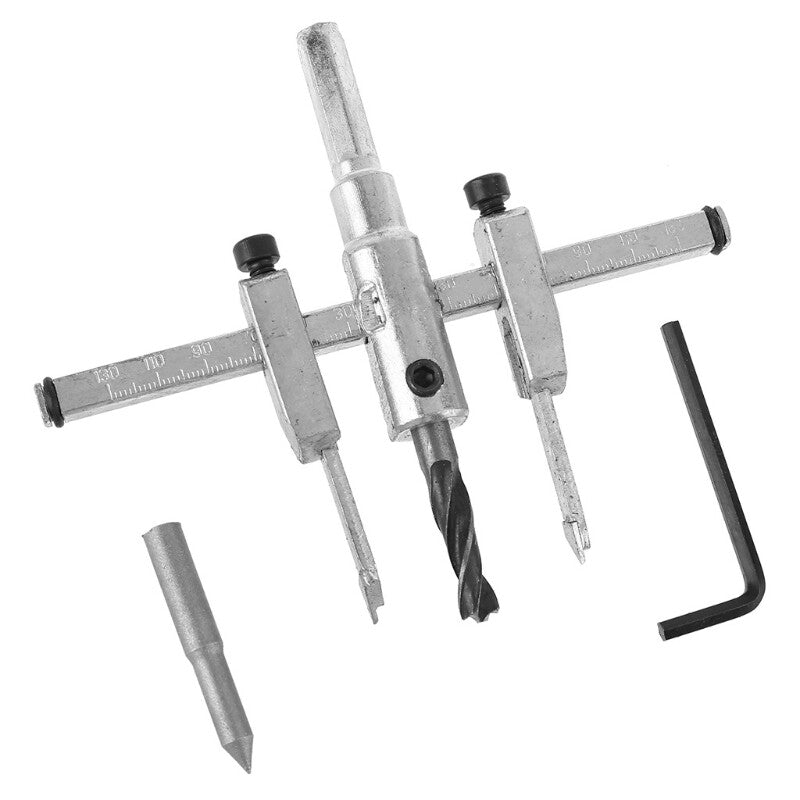 ya 25 Adjustable 30-130mm Metal Circle Hole Drill Bit Cutter DIY Tool