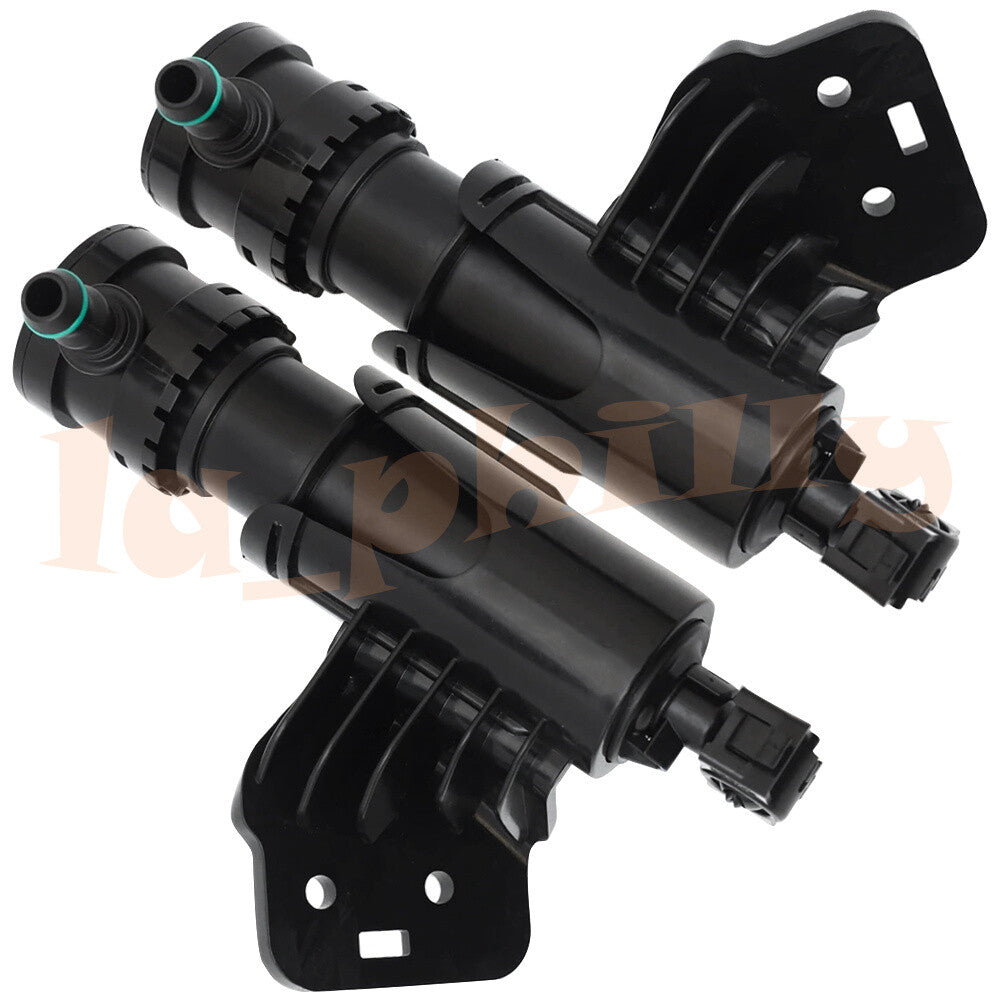 ya 5 8.7 2X Left + Right Headlight Washer Spray Nozzle for Hyundai Sonata LF 14-17 Black