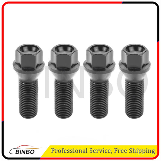 ya 8 5.27.2 4Pcs Wheel Lug Bolts Nuts 36136781152 for BMW X3 E65 E66 E83 E83N 750i 760i