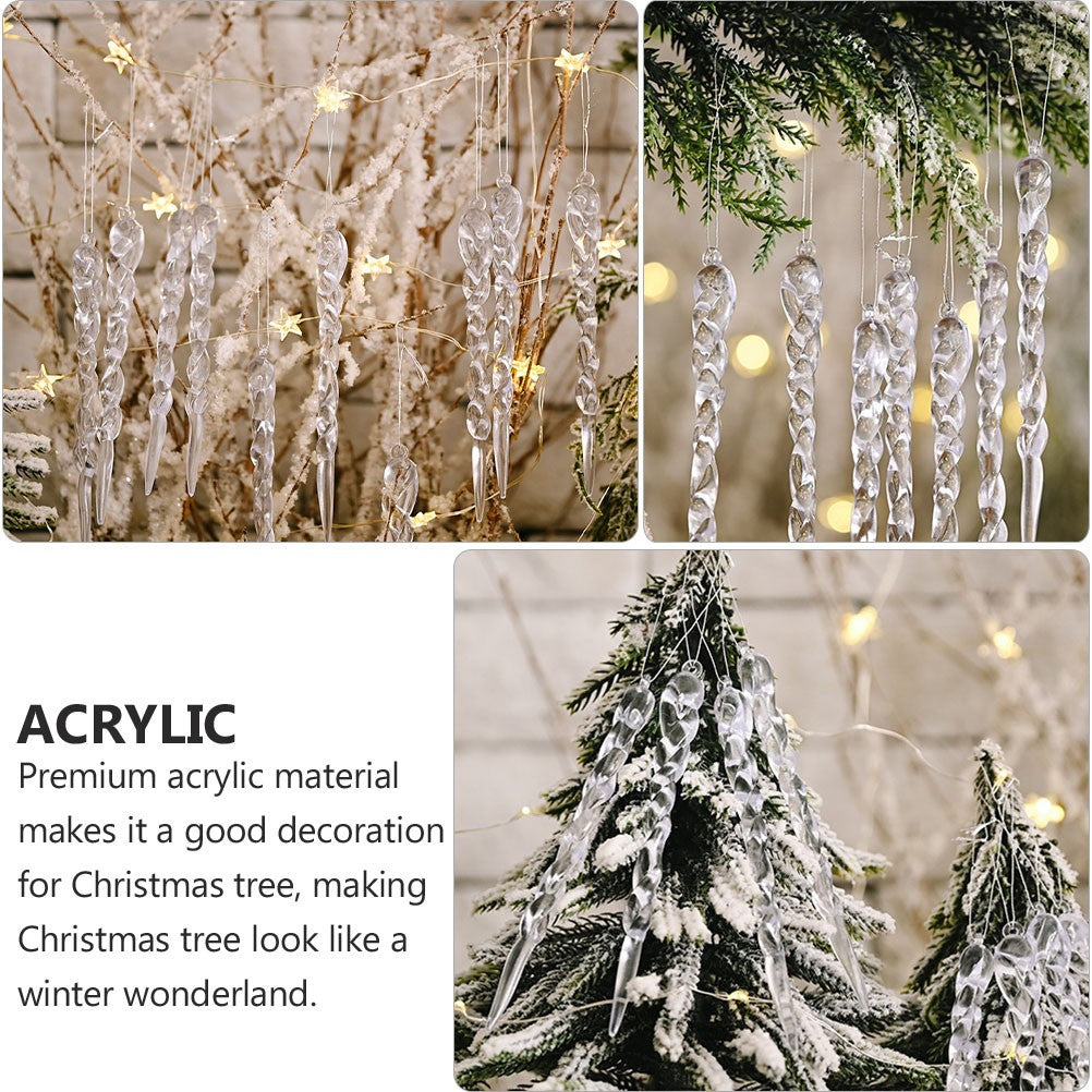 ya 25 36 Pcs Decoration Or ments Hanging Pendants for Tree Ice 