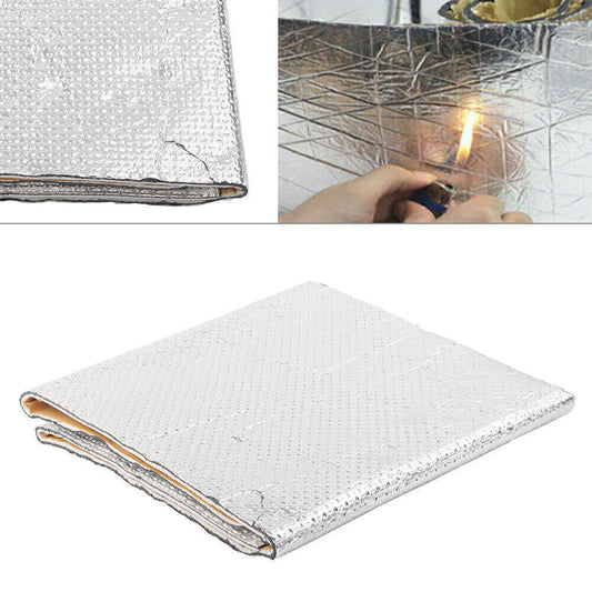 ya 1 7.8 Fairing Pre Grade Heat Shield Cover Self Adhesive Sheet Protector Fit ATV Bike