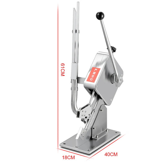 ya 14 Sa ge Manual Buckling Machine U-shaped Buckle Tying Machine for Ham Sa ge
