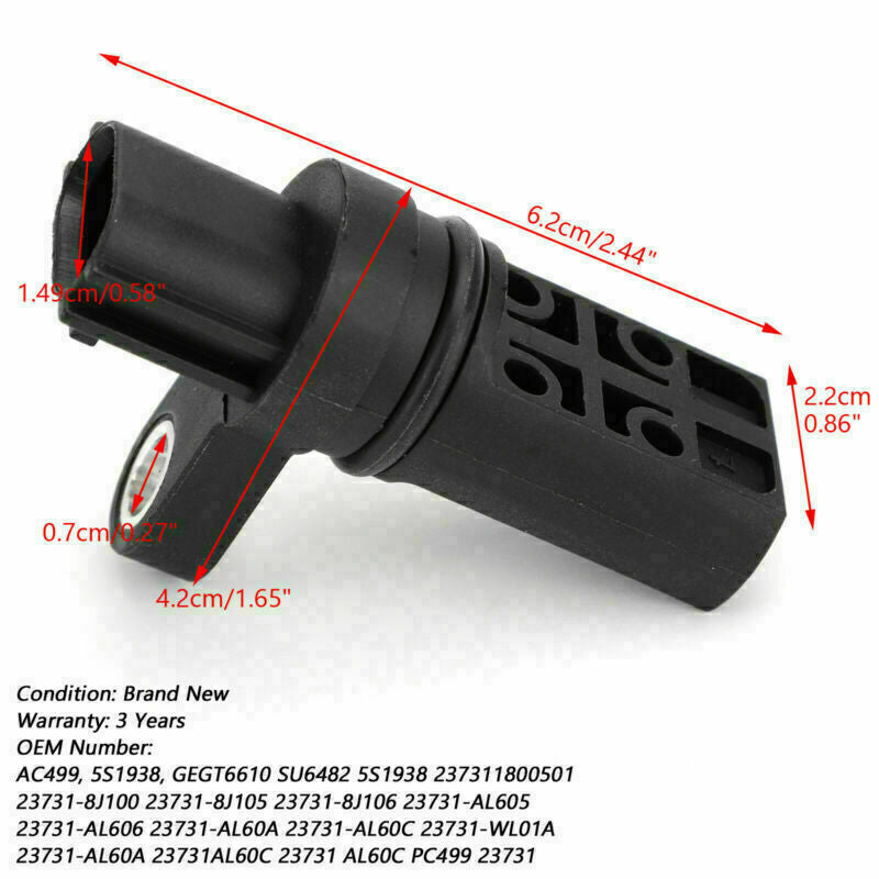 ya 1 8.5.2 23731-Al60C SG Engine Crankshaft Position Sensor For Maxima Quest Murano