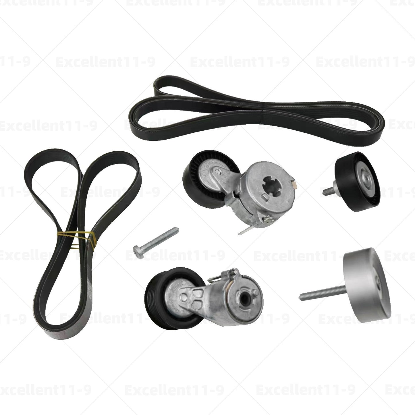 ya 3 6.24 3.0T Drive Belt Kit for Audi A6 Quattro CAJA CCAA 6PK2456 7PK1270 06E903133Q