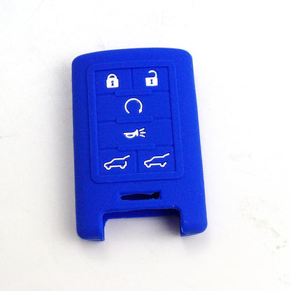 ya 5 8.7 New Silicone Key Cover Shell 6 Buttons for Cadillac for Escalade Remote for Smart Key