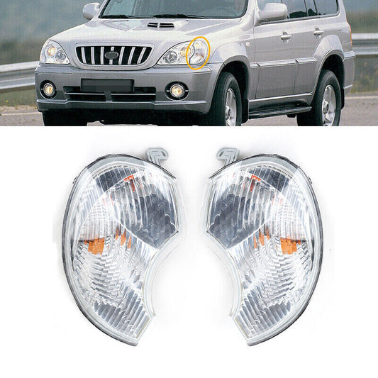 ya 3 6.25.2 Pair for Hyundai Terracan 2001-2006 Wide lamp Front Corner lamp combination