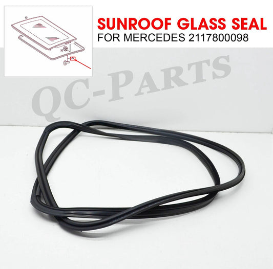 ya 8 5.26.2 A2117800098 Sunroof Glass Seal Cover Gasket Sealing for Mercedes W211 E Series