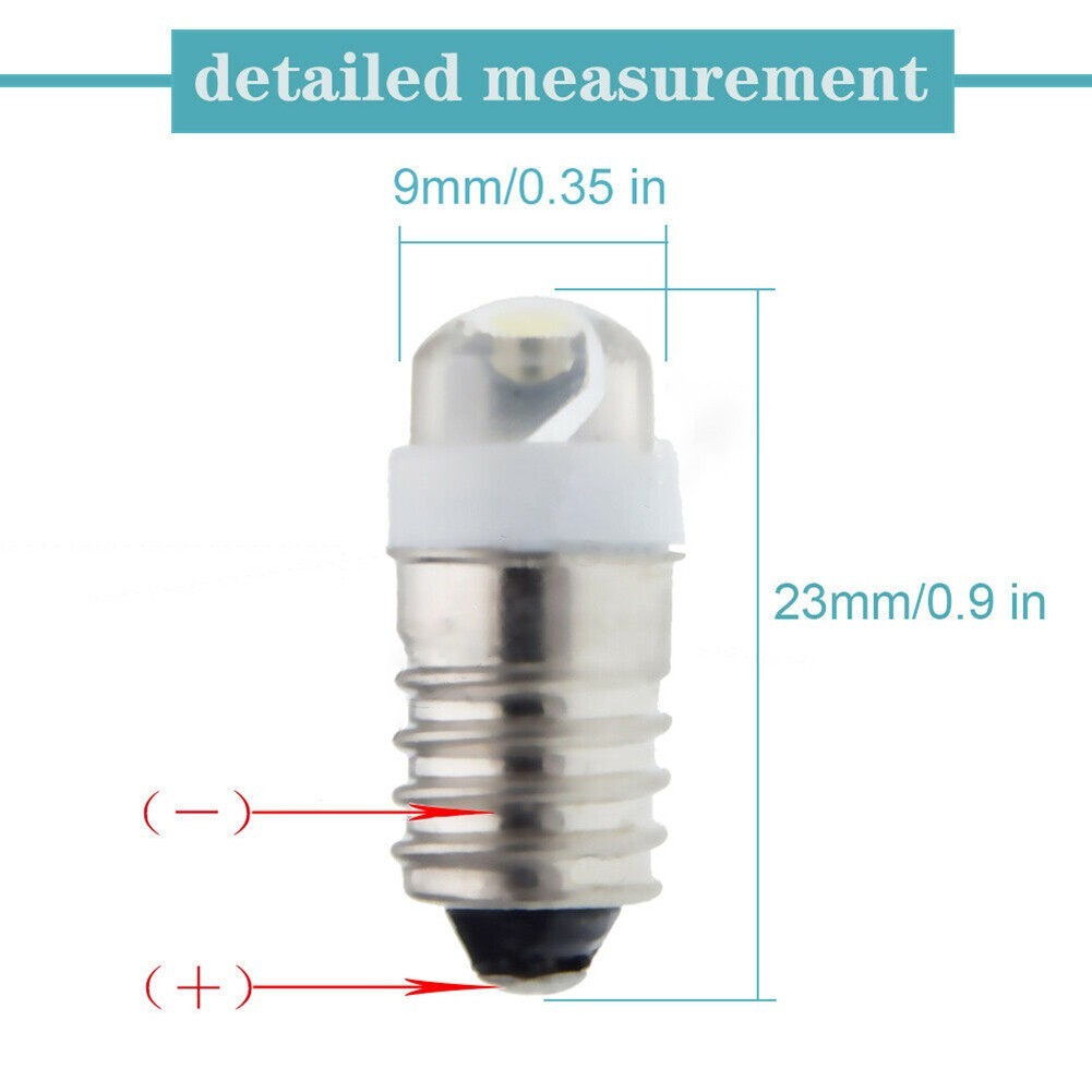 ya 15 10.20 LED Bulb Flashlight Lamp Bulb 2 /10pcs Flashlight Bulb