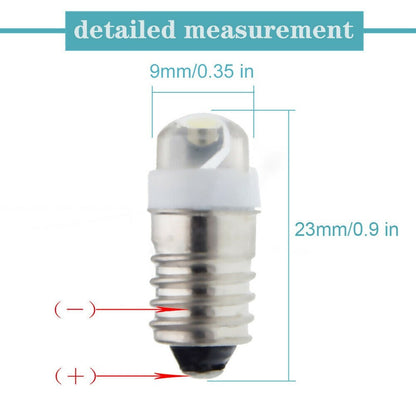 ya 15 10.20 LED Bulb Flashlight Lamp Bulb 2 /10pcs Flashlight Bulb