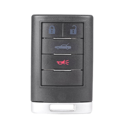 ya 5 8.7 4-Button Blank Remote Key Fob Shell Case Replacement for Cadillac CTS XLR