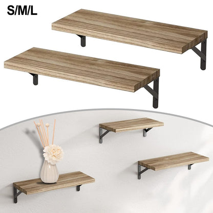 ya 15 10.20 Mounted Floating Shelves Made of Solid Wood for Living Room Bedroom