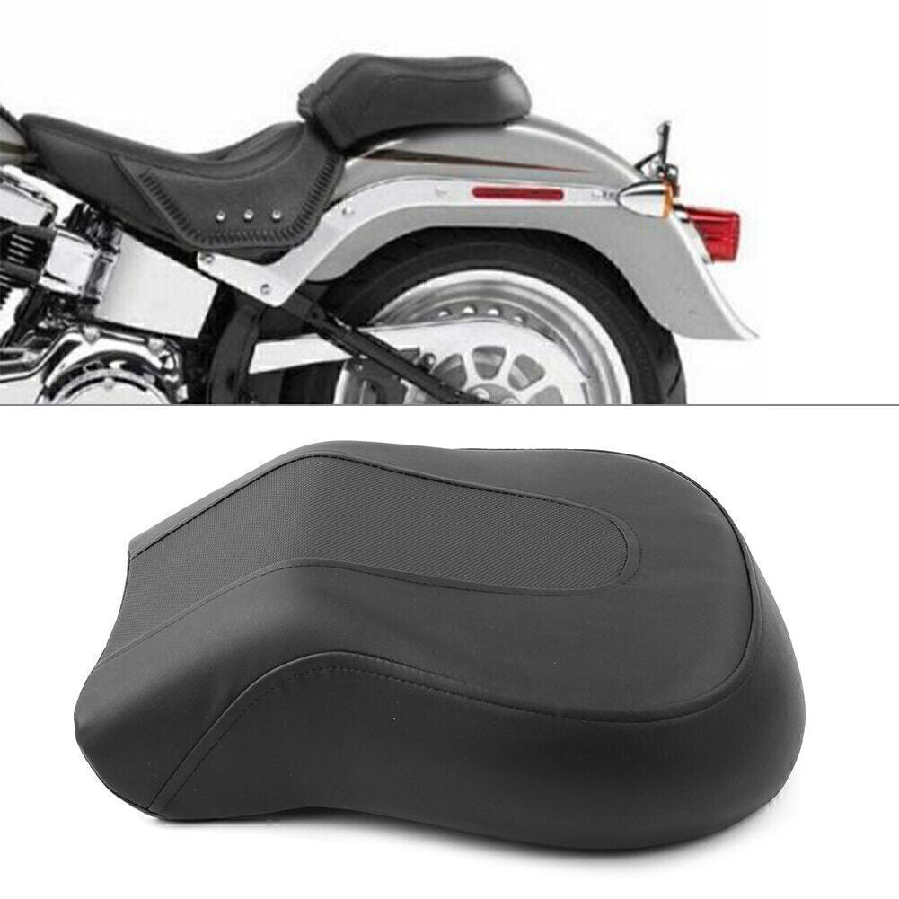 ya 2 6.27 Rear Passenger for SEAT Pillion For Fit for Harley-Davidson FLSTF FatBoy 08-14 Black