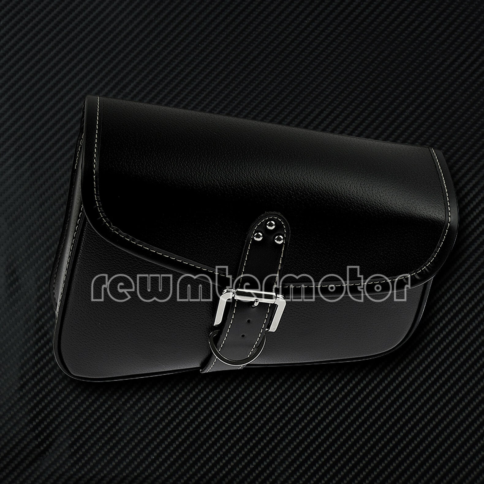 ya 11 6.5 Black Right Side Saddlebag Saddle Bag Fit For Sportster XL883 XL1200 PU Leather
