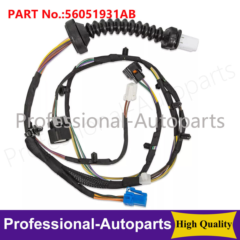 ya 11 6.6 1PCS Rear Door Wiring Harness Cable for 2004-2009 for Dodge for Ram 2500 56051931AB