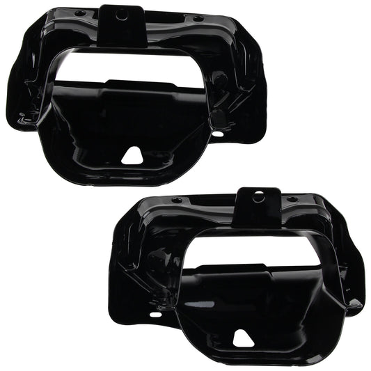 ya 4 6.17.2 2019-2023 for Chevy for Silverado for GMC Sierra 1500 Tips / Bezels Gloss Black