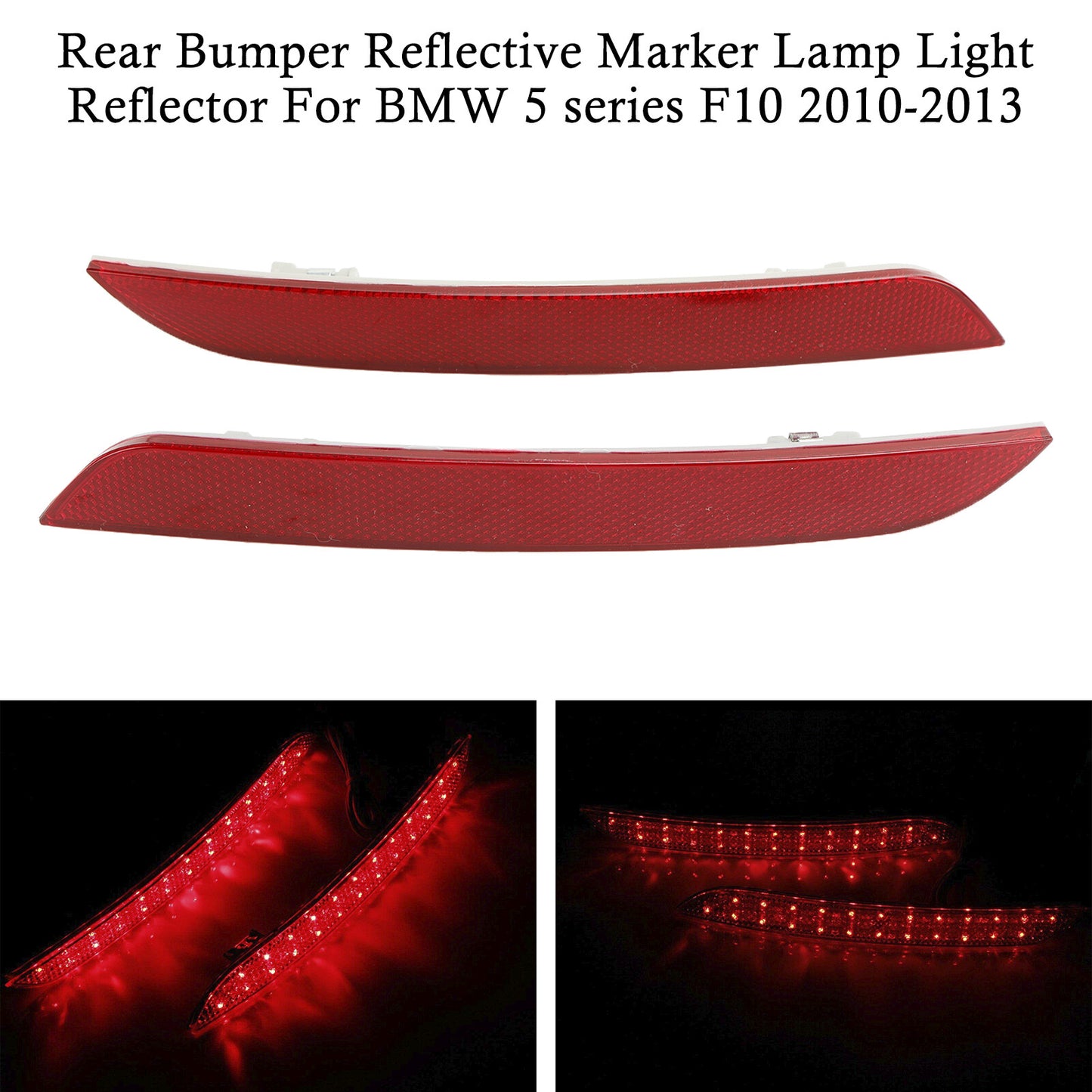 ya 1 8.5.3 Reflector Housing Tail Fog Lamp Light Fit For 5series F10/F18 2010-2013