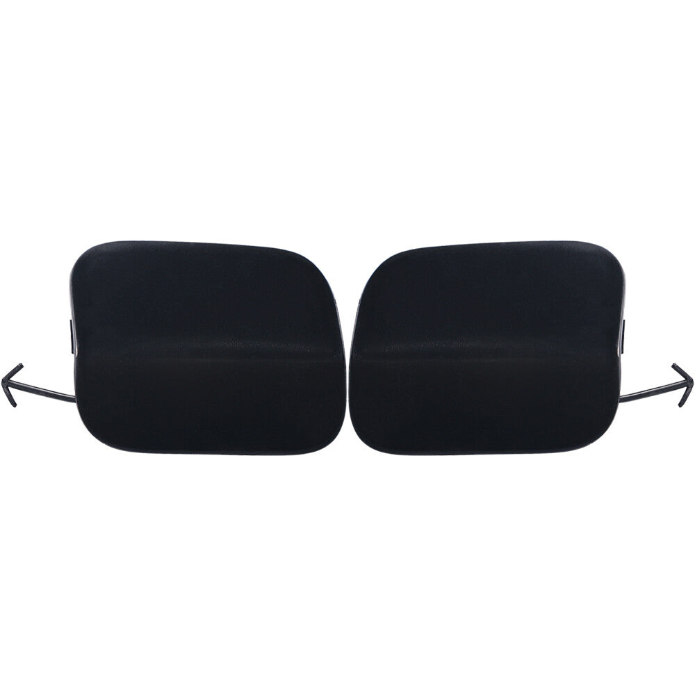 ya 27 6.18 Primed Left & Right Bumper Tow Hook Covers Fit for Toyota Highlander 2014-16 New
