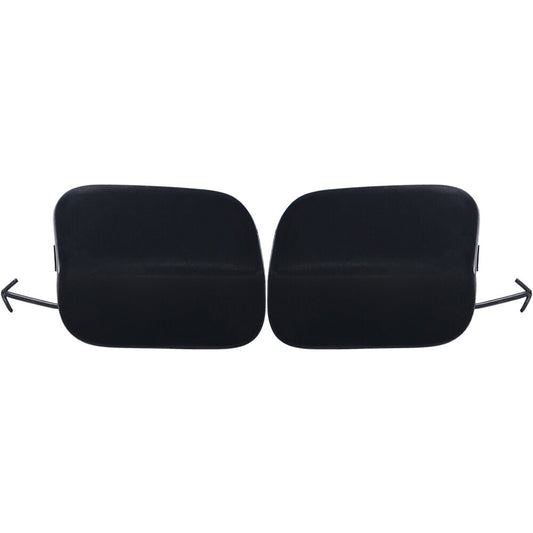 ya 27 6.18 Primed Left & Right Bumper Tow Hook Covers Fit for Toyota Highlander 2014-16 New