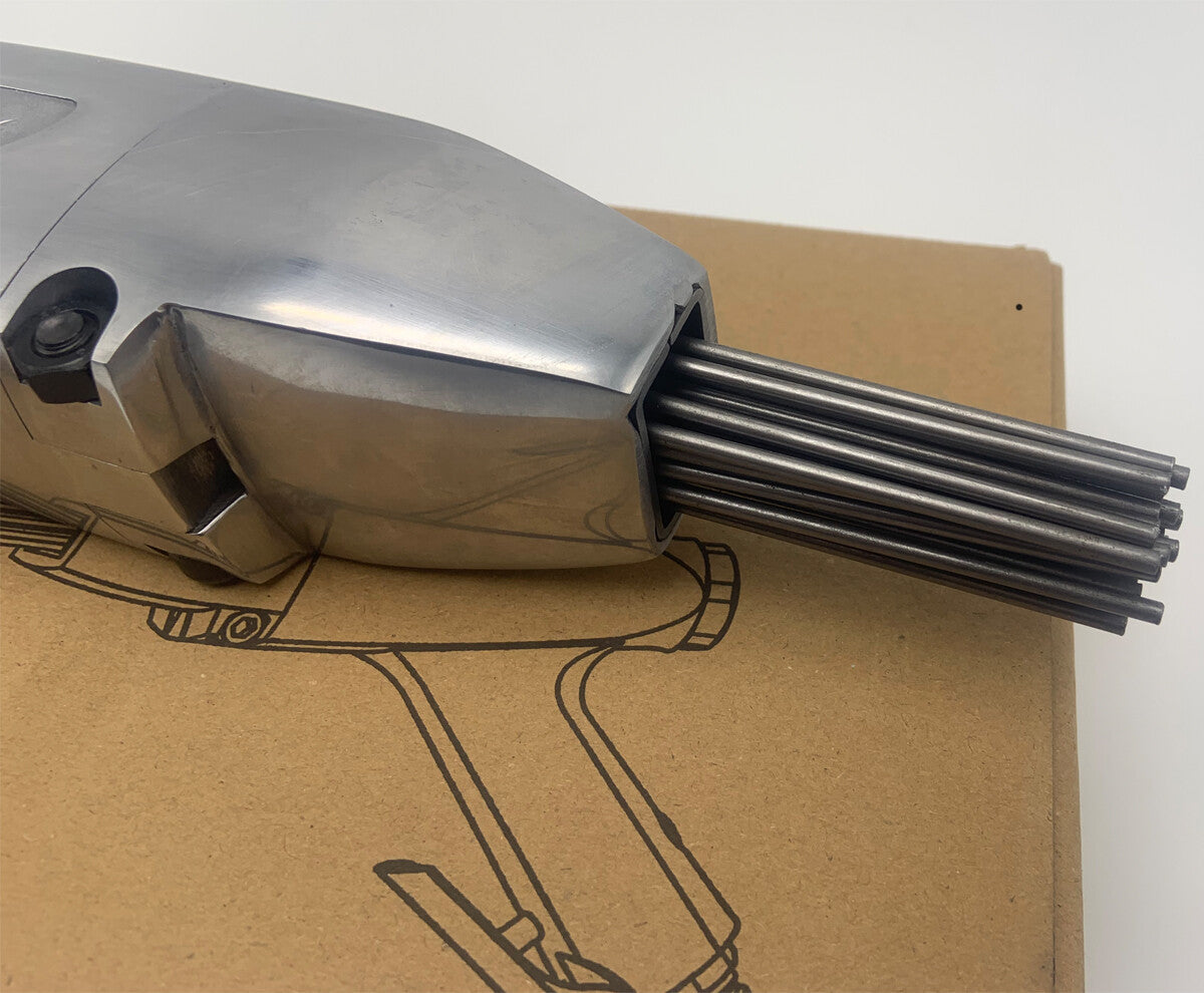 ya 17 New Pneumatic Needle Scaler Rust Cleaning Air Chisel Needle Derusting 