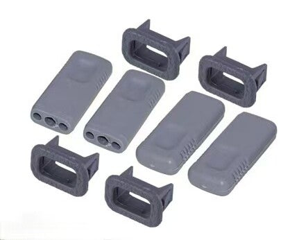 ya 5 8.7 4Pcs Door Lock Pin Cap Set for Mitsubishi for Pajero Montero SHOGUN MK2 1991-1999-f